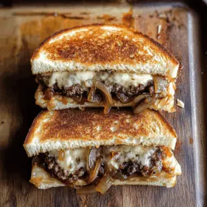 Get ready to enjoy the ultimate comfort food with these delicious Patty Melts featuring sweet caramelized onions! This classic diner dish combines juicy beef patties with melted cheese, all sandwiched between crispy, buttery bread. Perfect for weeknight dinners and gatherings, save this recipe to create a meal that's sure to impress your family and friends!