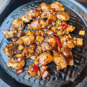 Fire up your griddle for this mouthwatering Blackstone Bourbon Chicken! This quick and easy recipe features tender chicken marinated in a tangy bourbon sauce, perfectly seared for that savory flavor. Ideal for a family dinner or weekend cookout, save this pin to impress your friends with your grilling skills!