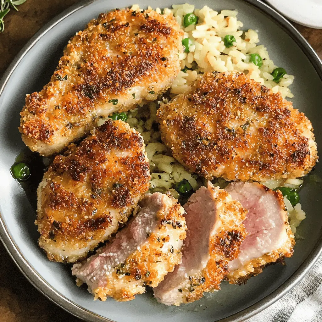 Get ready to enjoy these delicious Blackstone Parmesan Crusted Pork Chops! With a crispy, cheesy exterior and juicy, tender meat, this recipe shines as a perfect dinner option. Ideal for family gatherings or cozy weeknight meals, these chops are sure to impress. Save this recipe for a flavorful addition to your dinner rotation!