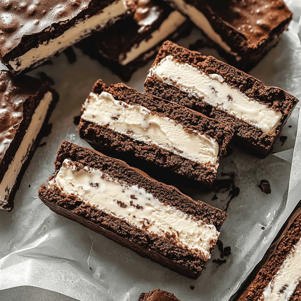 These Brownie Ice Cream Sandwiches are the perfect treat for any occasion! Soft, fudgy brownies paired with creamy ice cream create a delightful combination. Customize them with your favorite ice cream flavor, and enjoy the perfect balance of sweet and rich. Save this recipe for a fun dessert idea at your next gathering or a cozy night in!