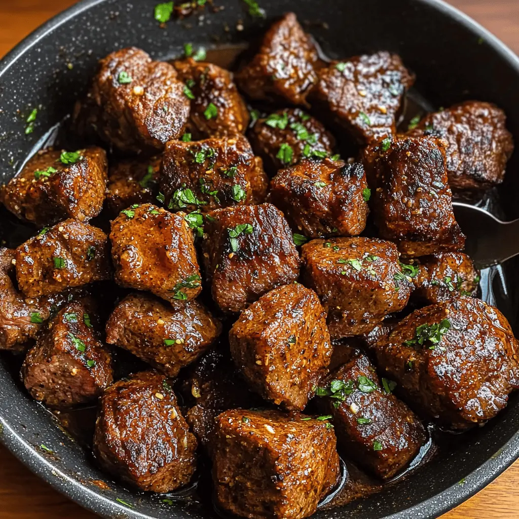 Get ready for a flavor-packed experience with these Cajun Garlic Butter Steak Bites! Tender steak pieces seared to perfection in a rich garlic butter sauce, perfectly spiced with Cajun seasoning. Ideal for quick weeknight dinners or game day snacks. Save this easy recipe to impress your guests with bold flavors anytime! Perfect for sharing or enjoying solo!
