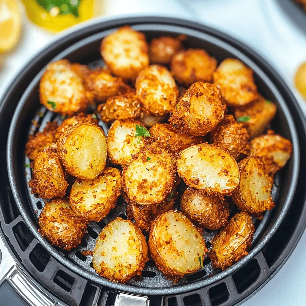 Crispy on the outside and tender on the inside, these Air Fryer Potatoes are a perfect side dish for any meal. Enjoy the golden-brown crunch with just a sprinkle of your favorite seasoning. Easy to make and packed with flavor, they are great for weeknight dinners or entertaining guests. Save this recipe to enjoy deliciously crispy potatoes anytime!