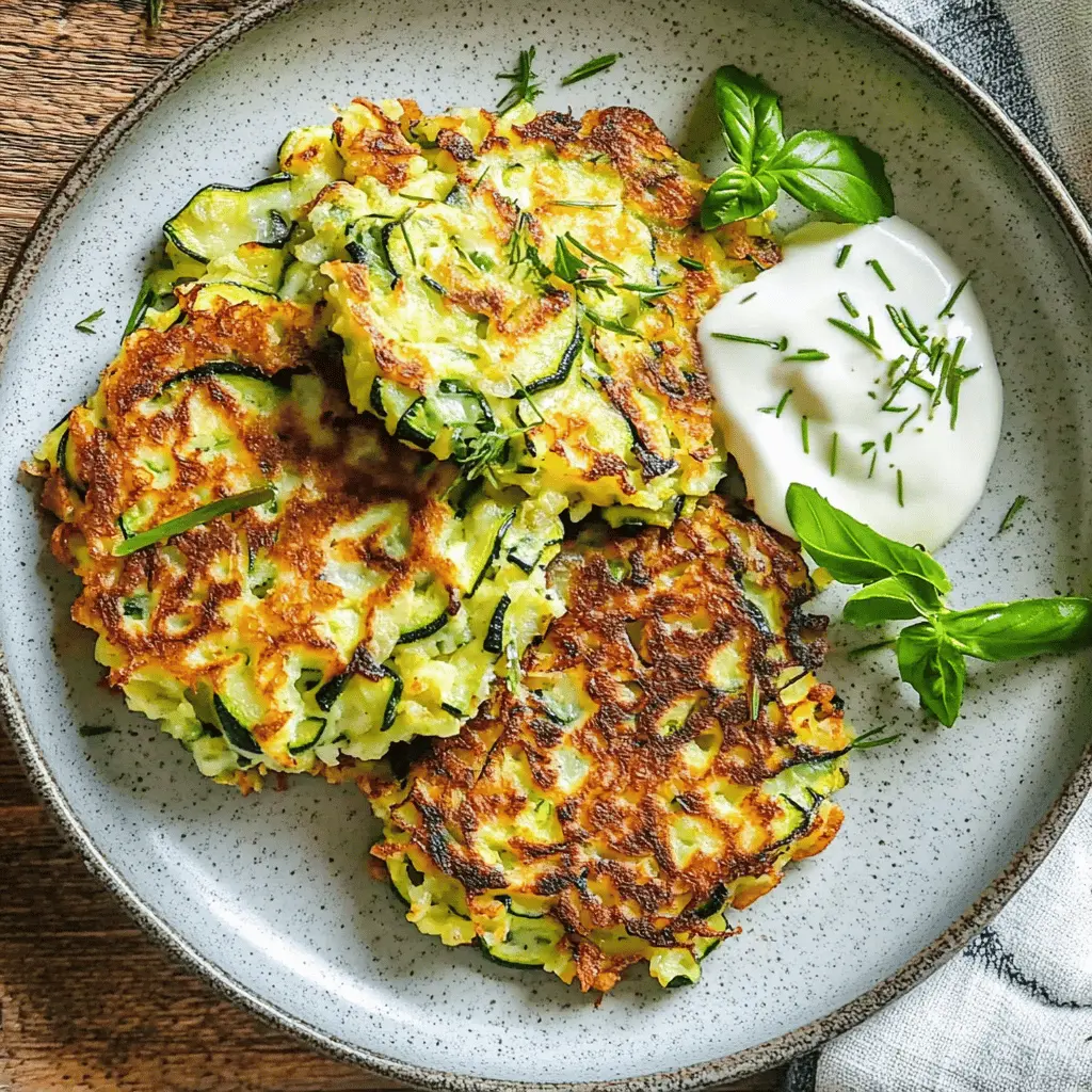 Get ready to enjoy these crispy Easy Zucchini Fritters! Made with fresh zucchini, herbs, and a hint of cheese, these delightful fritters are perfect for a snack or side dish. They're packed with flavors and are a great way to use up summer squash! Save this recipe for your next outdoor gathering or when you're looking for a quick, healthy appetizer.