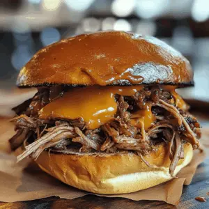 Satisfy your hunger with these mouthwatering pulled beef sandwiches! Slow-cooked for tender perfection, this recipe features rich flavors and a delicious homemade sauce. Ideal for gatherings, game days, or a cozy family dinner. Save this pin for a hearty meal that everyone will enjoy!