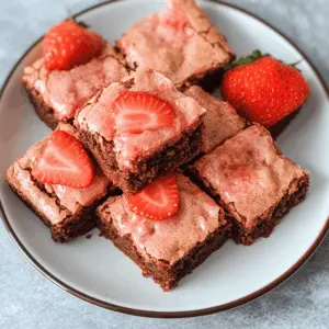 Get ready to enjoy a decadent treat with these Strawberry Brownies! Rich chocolate brownies topped with fresh strawberries bring together a delightful balance of flavors. Perfect for summer gatherings or a cozy night in, this recipe is a sweet twist on a classic favorite. Save this pin to whip up these irresistible brownies for your next celebration!