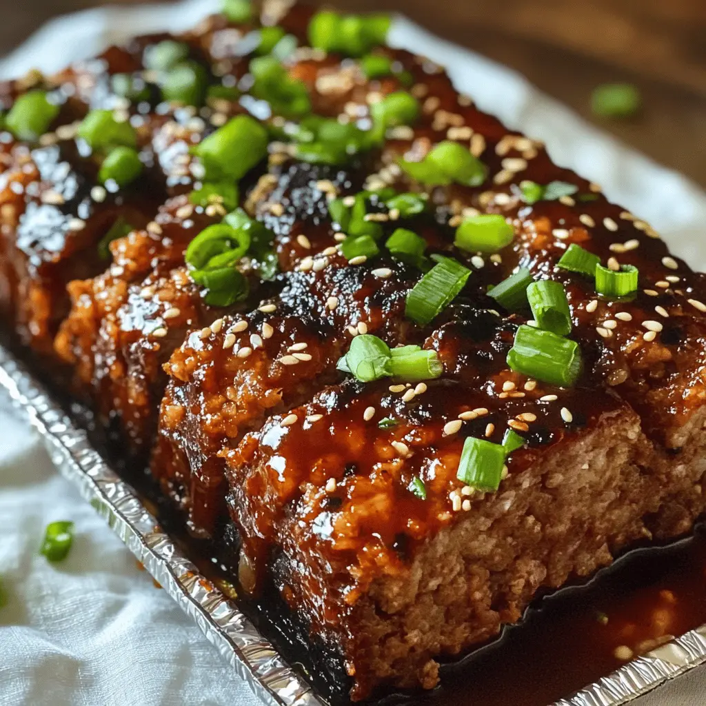 This Sweet and Spicy Korean BBQ Meatloaf is a delightful twist on the classic dish! Made with savory ground meat, a kick of gochujang, and a sweet glaze, it's perfect for dinner. Enjoy the bold flavors that will impress your family and friends. Save this recipe for your next gathering or a cozy weeknight meal!