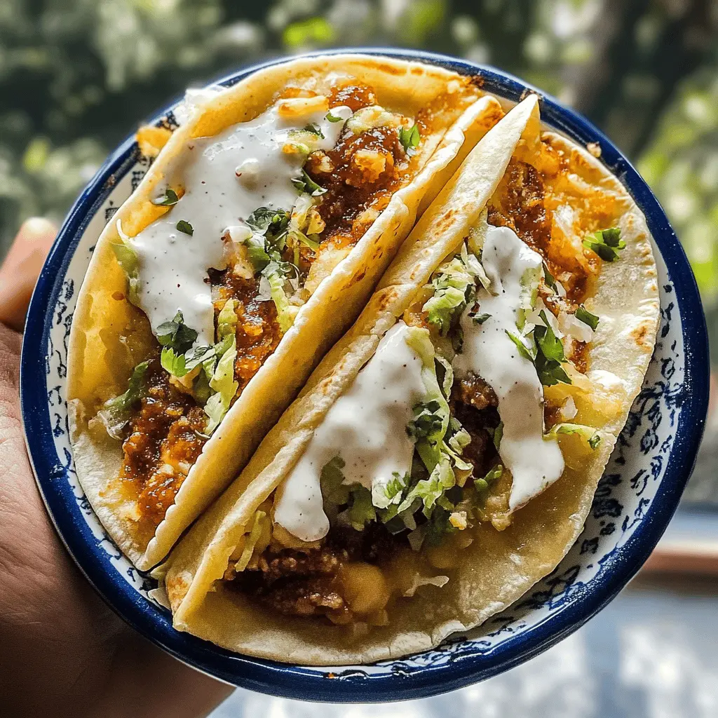 Crispy and delicious, Tacos Dorados are a must-try for any taco lover! These golden-brown delights are filled with your choice of savory meats, topped with fresh lettuce, cheese, and a sprinkle of salsa. Perfect for parties or a cozy family night, save this recipe to bring joy to your table! You'll love the crunch and flavor in every bite.