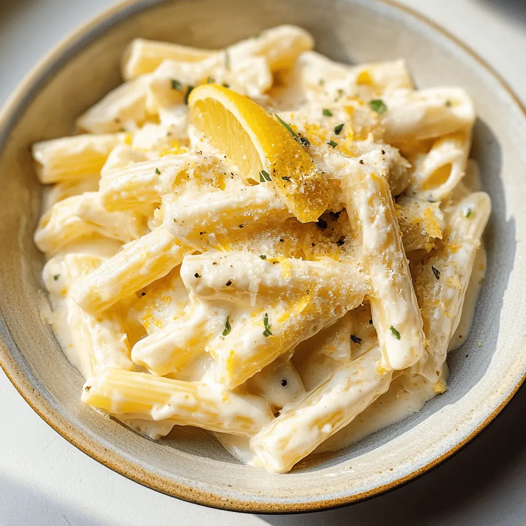 Easy Creamy Lemon Pasta Recipe