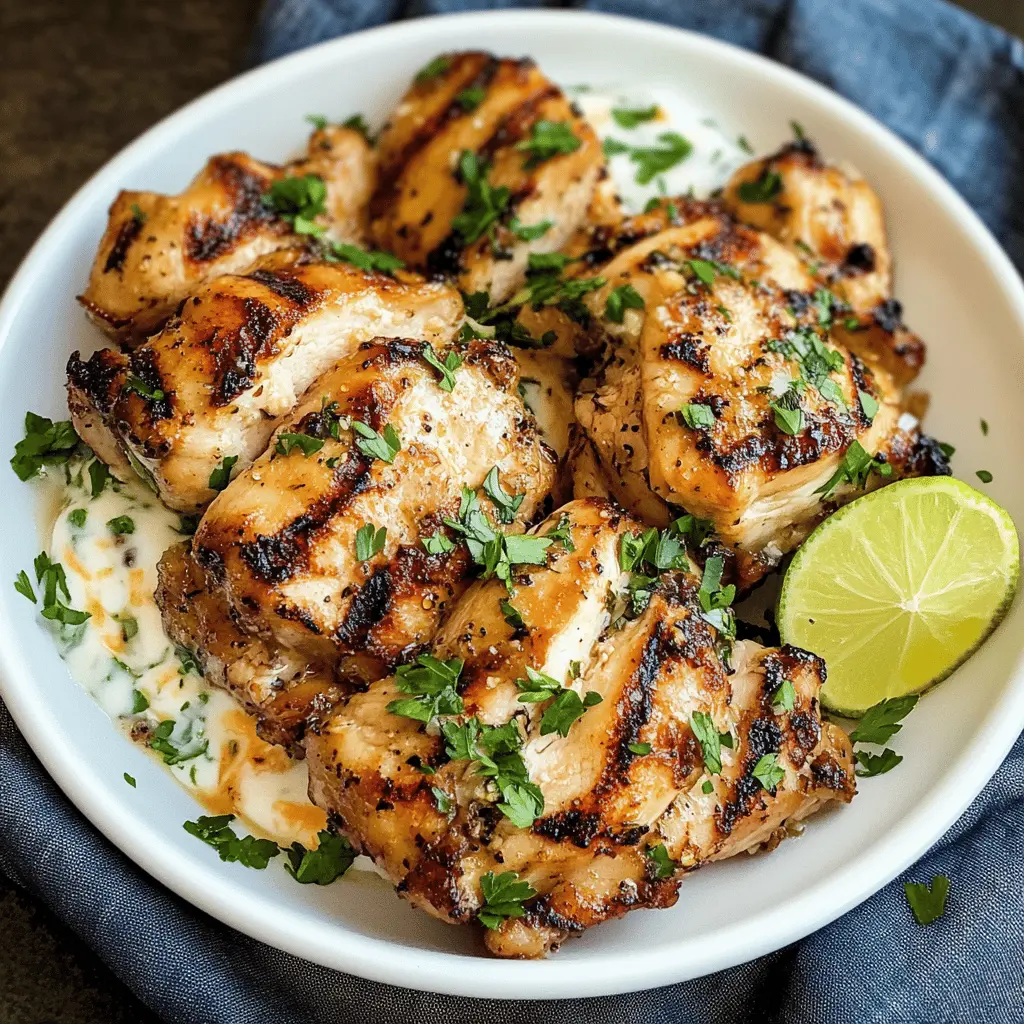 Easy Yogurt Marinated Chicken Recipe