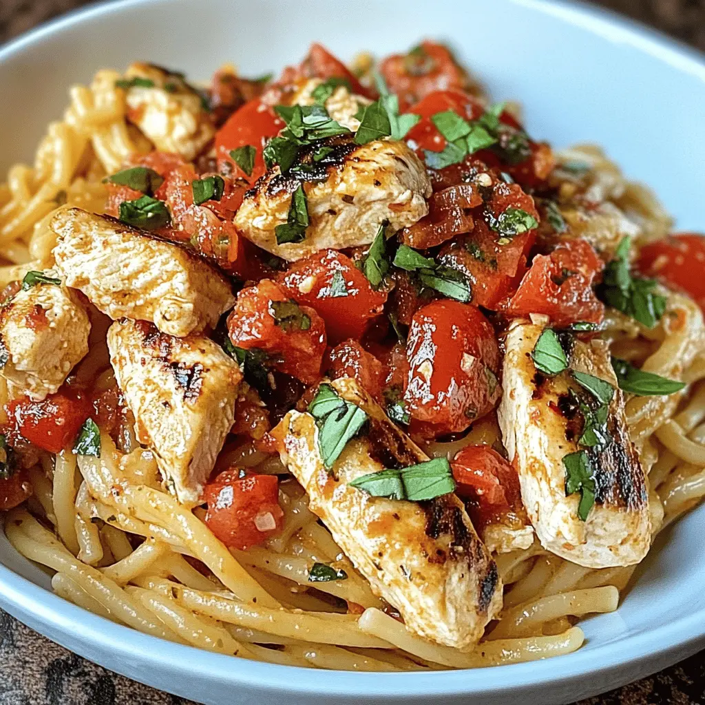 Easy Bruschetta Chicken Pasta Recipe for Busy Weeknights