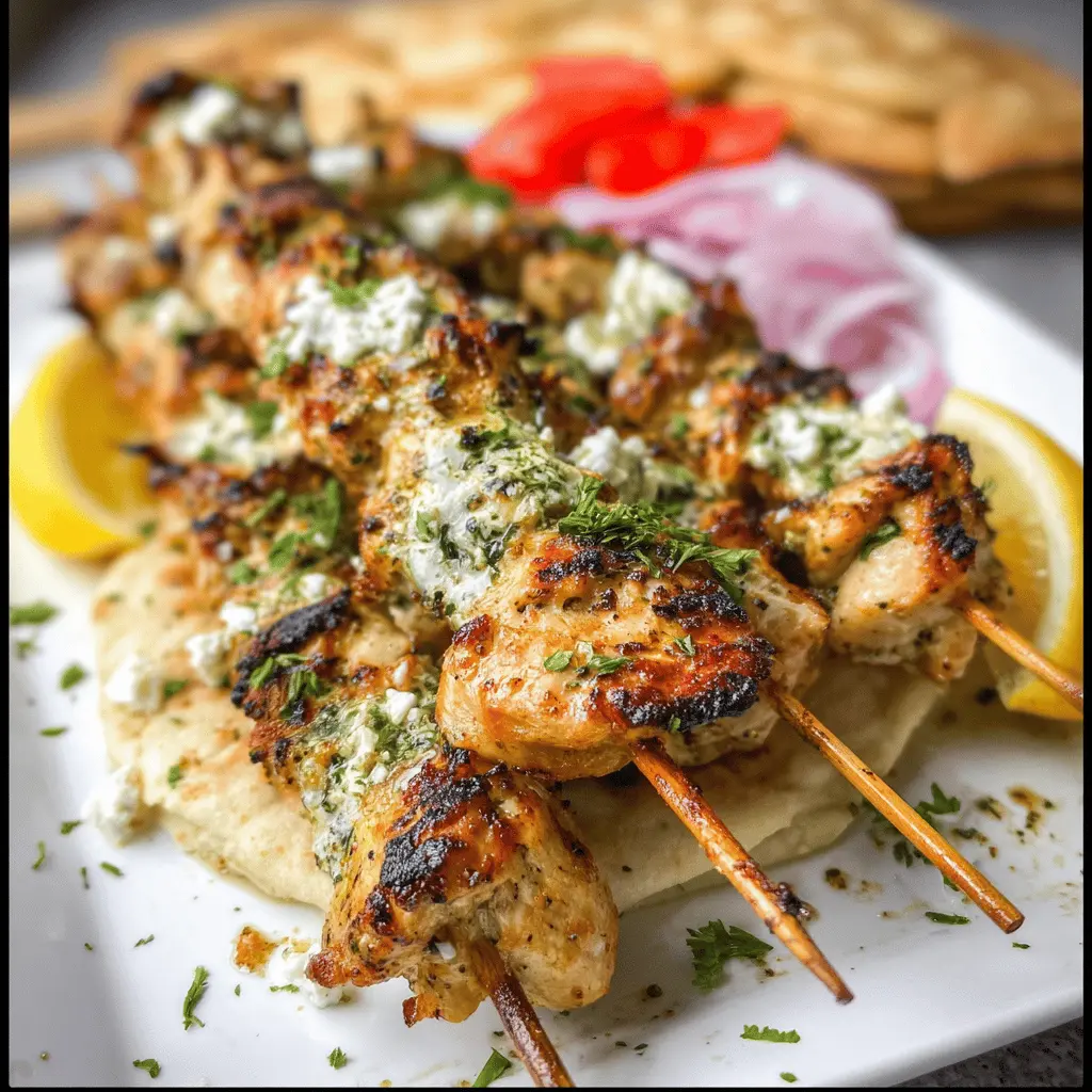 Easy Chicken Souvlaki Recipe with Fresh Herbs
