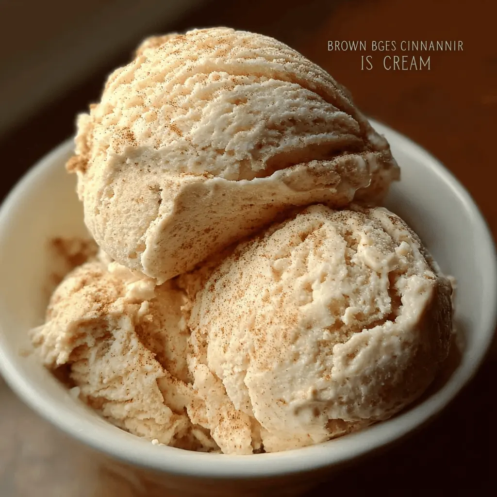 Easy Brown Sugar Cinnamon Ice Cream Recipe