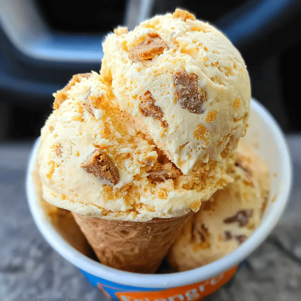 Easy Homemade Butterfinger Ice Cream Recipe
