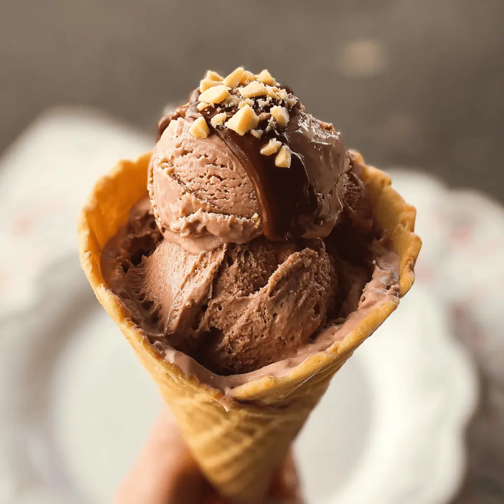 Easy Creamy Chocolate Nutella Gelato Recipe