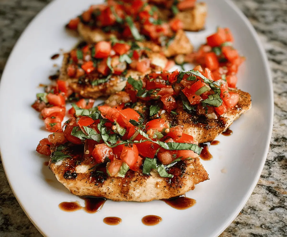 Easy 30-Minute Bruschetta Chicken Recipe