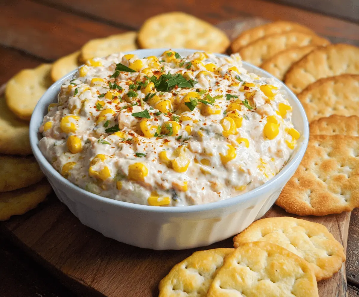 Easy Cream Cheese Corn Dip Recipe