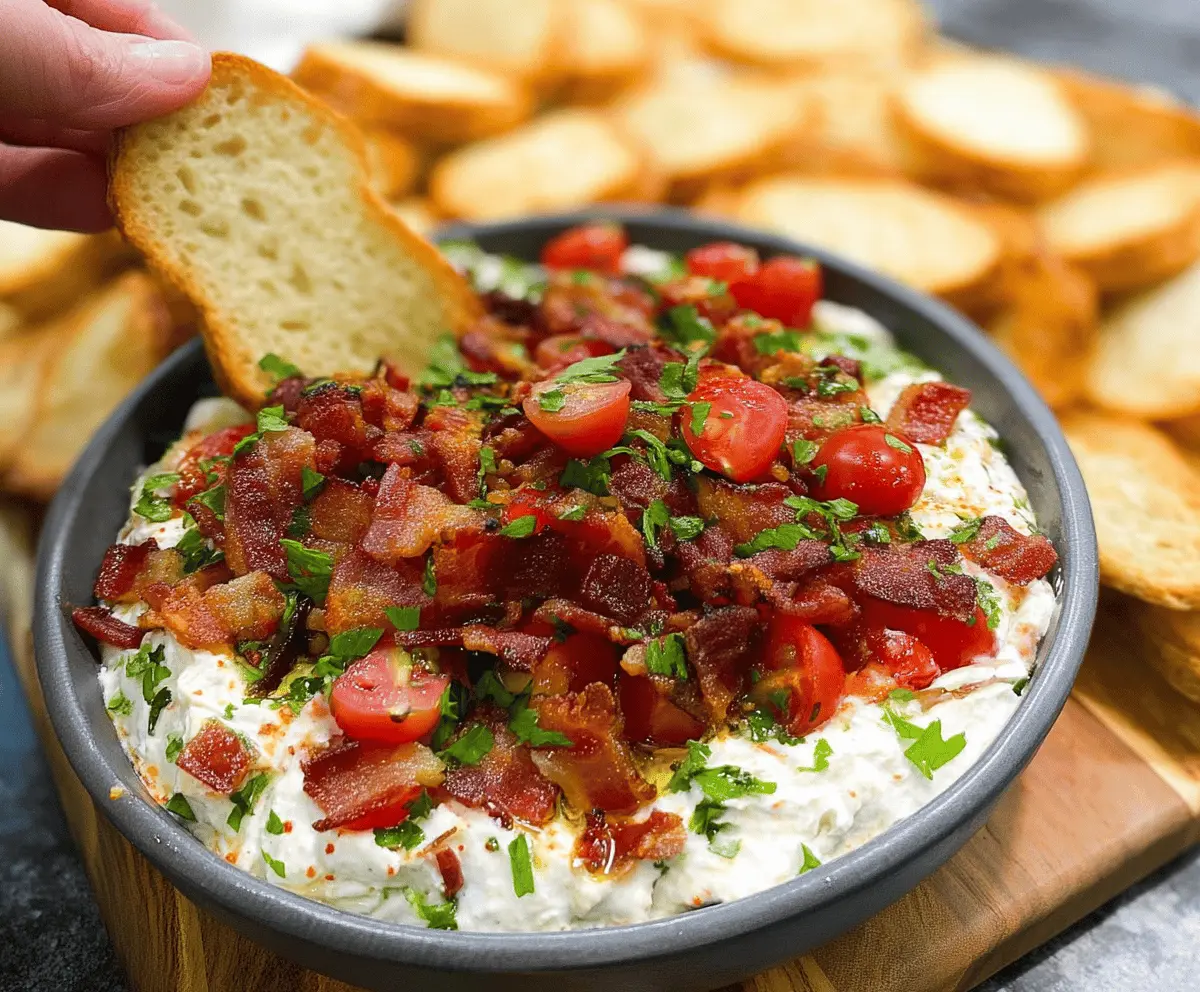 Easy and Delicious BLT Dip Recipe