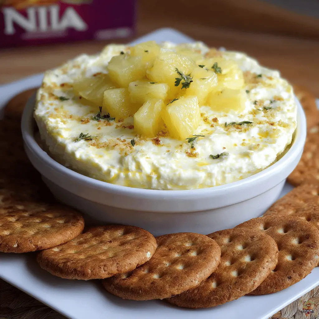 Easy Cheesecake Pineapple Dip Recipe
