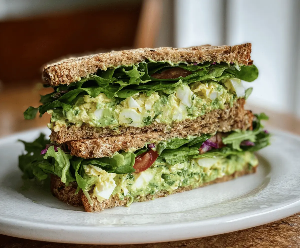 Easy Green Goddess Salad Sandwich Recipe