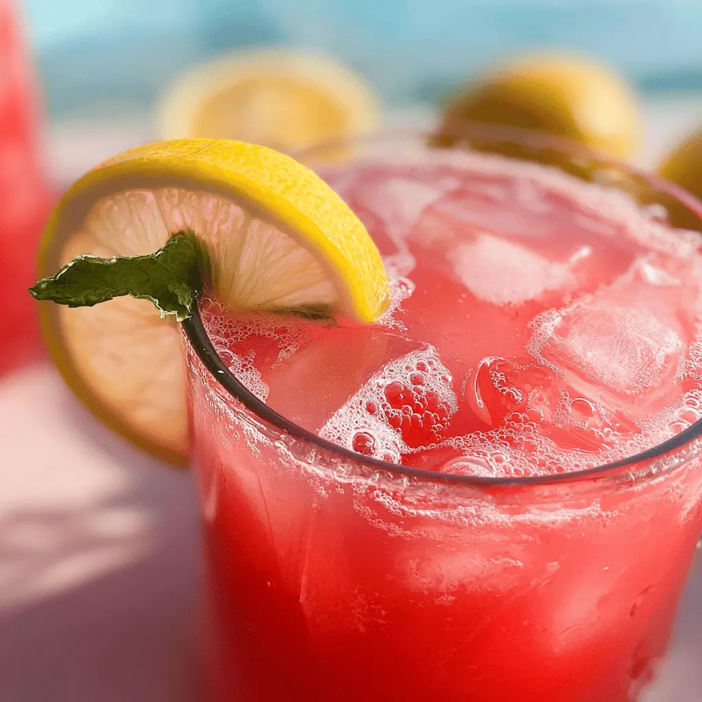 Easy Refreshing Watermelon Lemonade Recipe