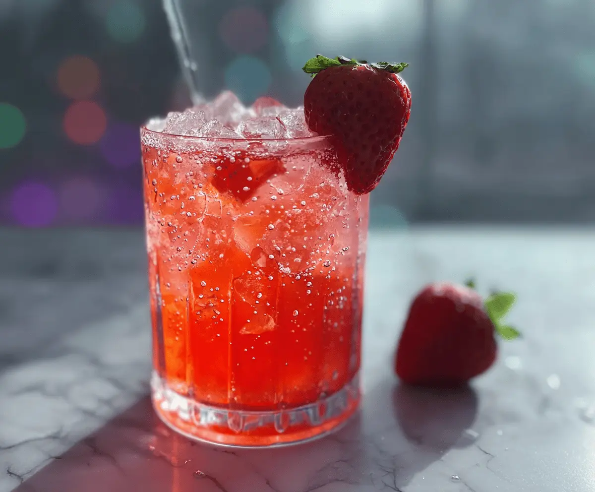 Easy Strawberry Dirty Sprite Drink Recipe