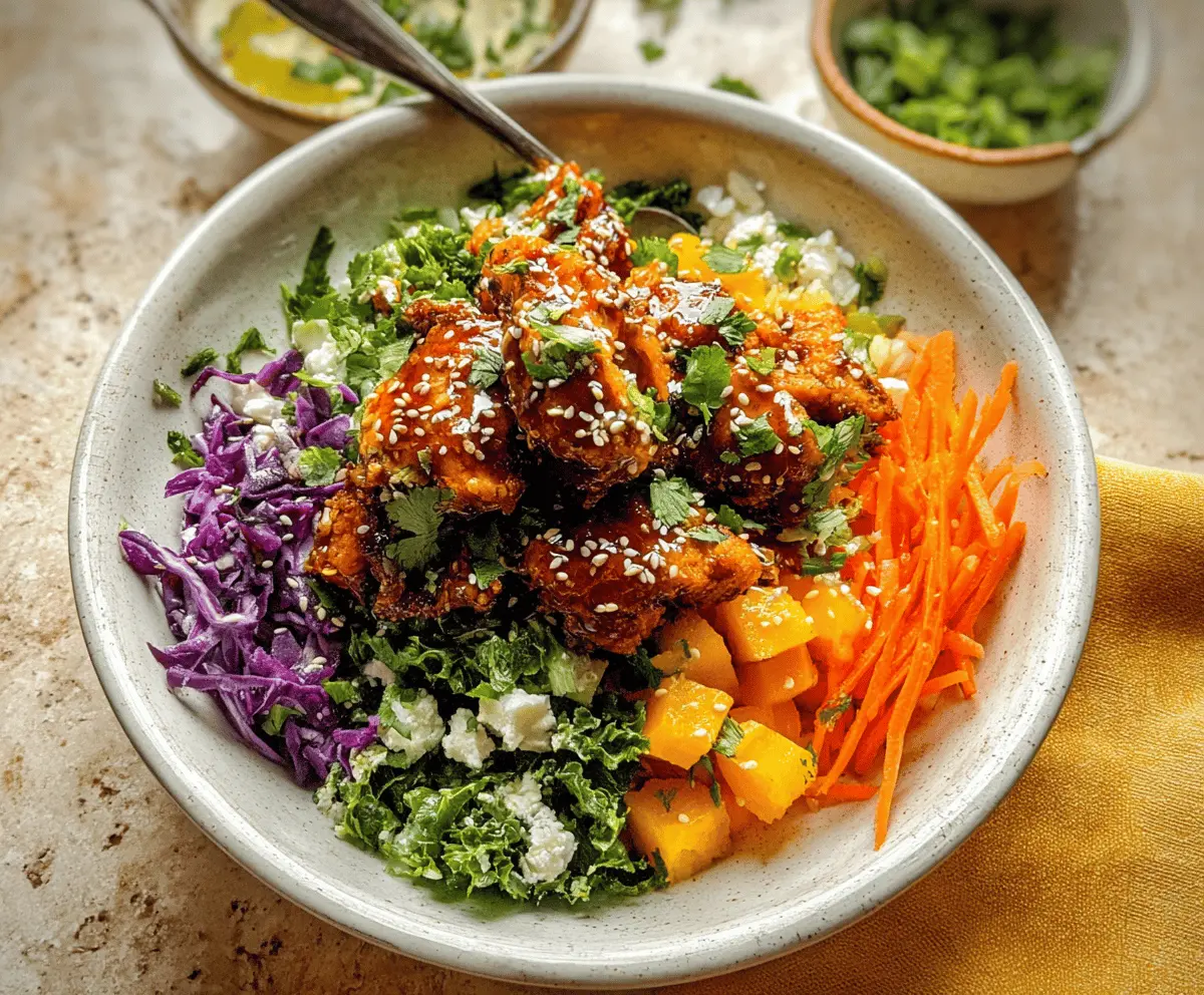 Easy Hot Honey Chicken Bowls Recipe