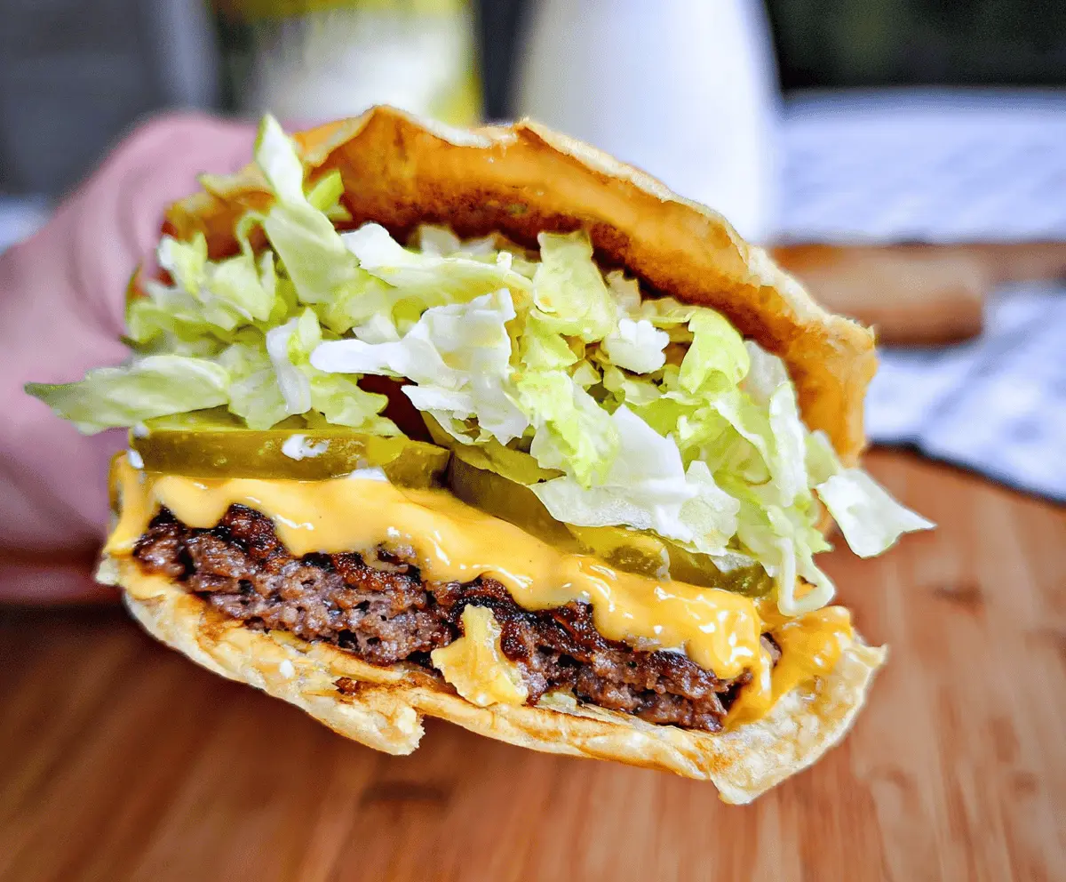 Easy Keto Big Mac Smash Burgers Recipe