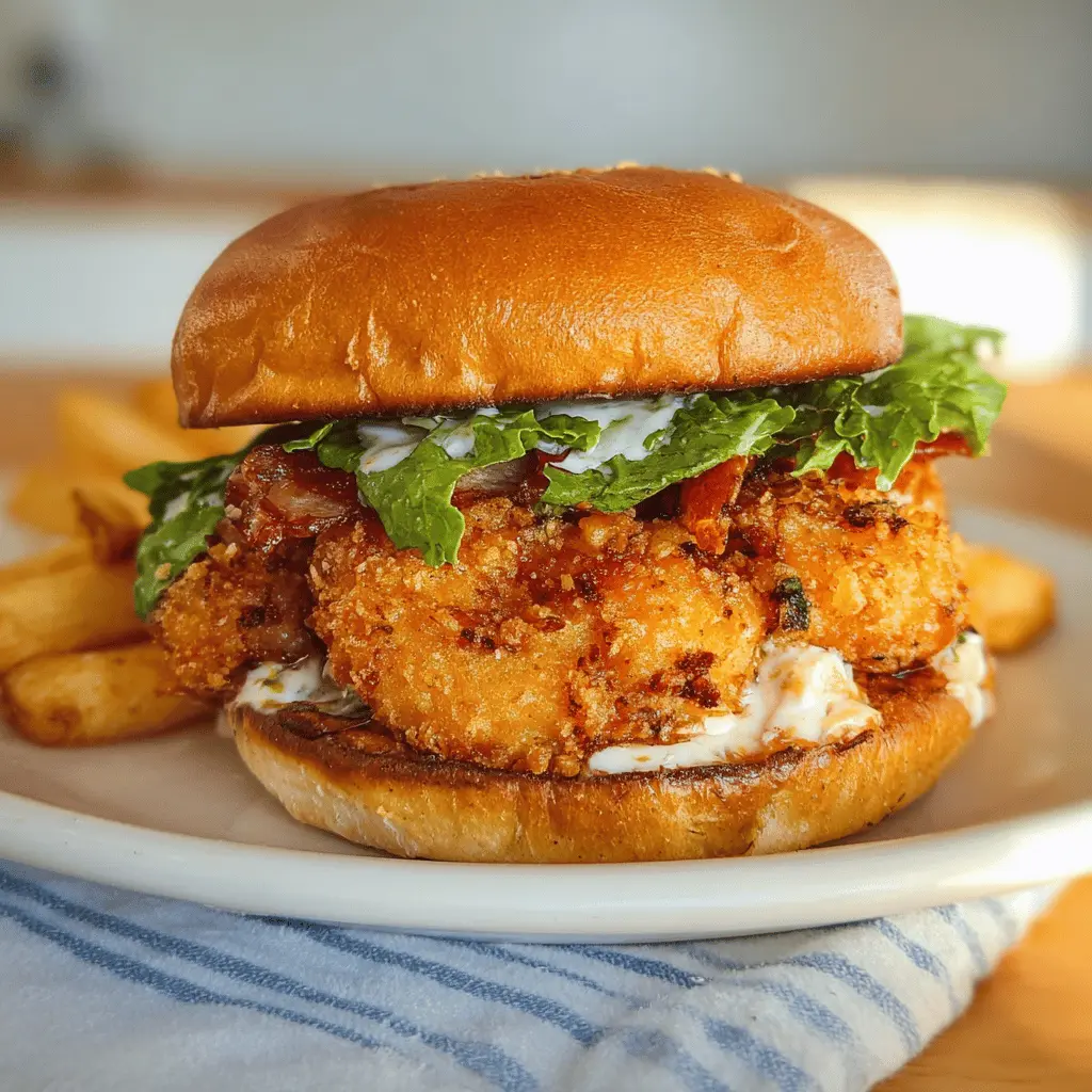 Crispy Fried Shrimp Burger Recipe for Easy Dinner