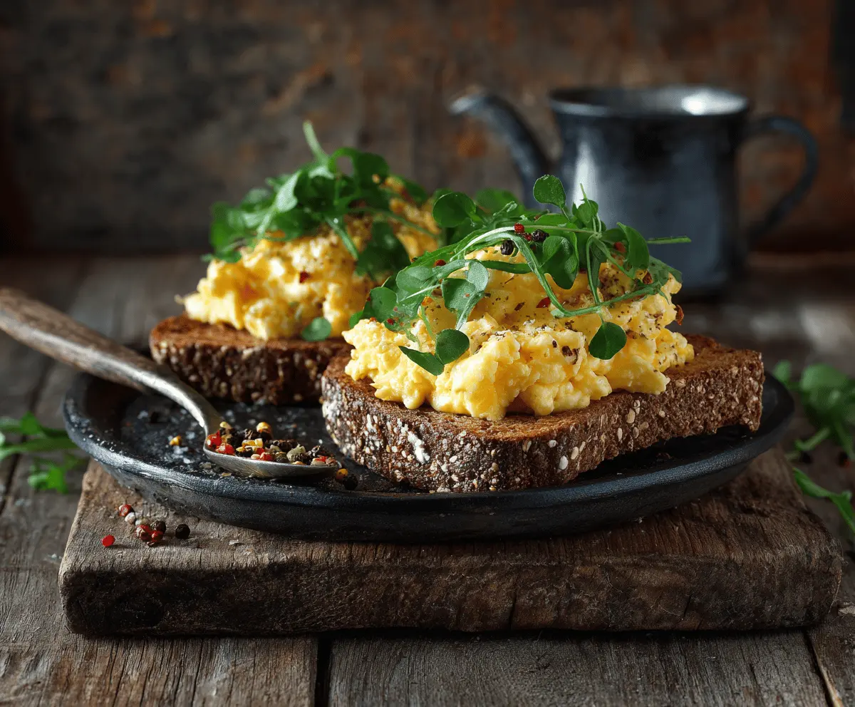 Scrambled Eggs with Cheese