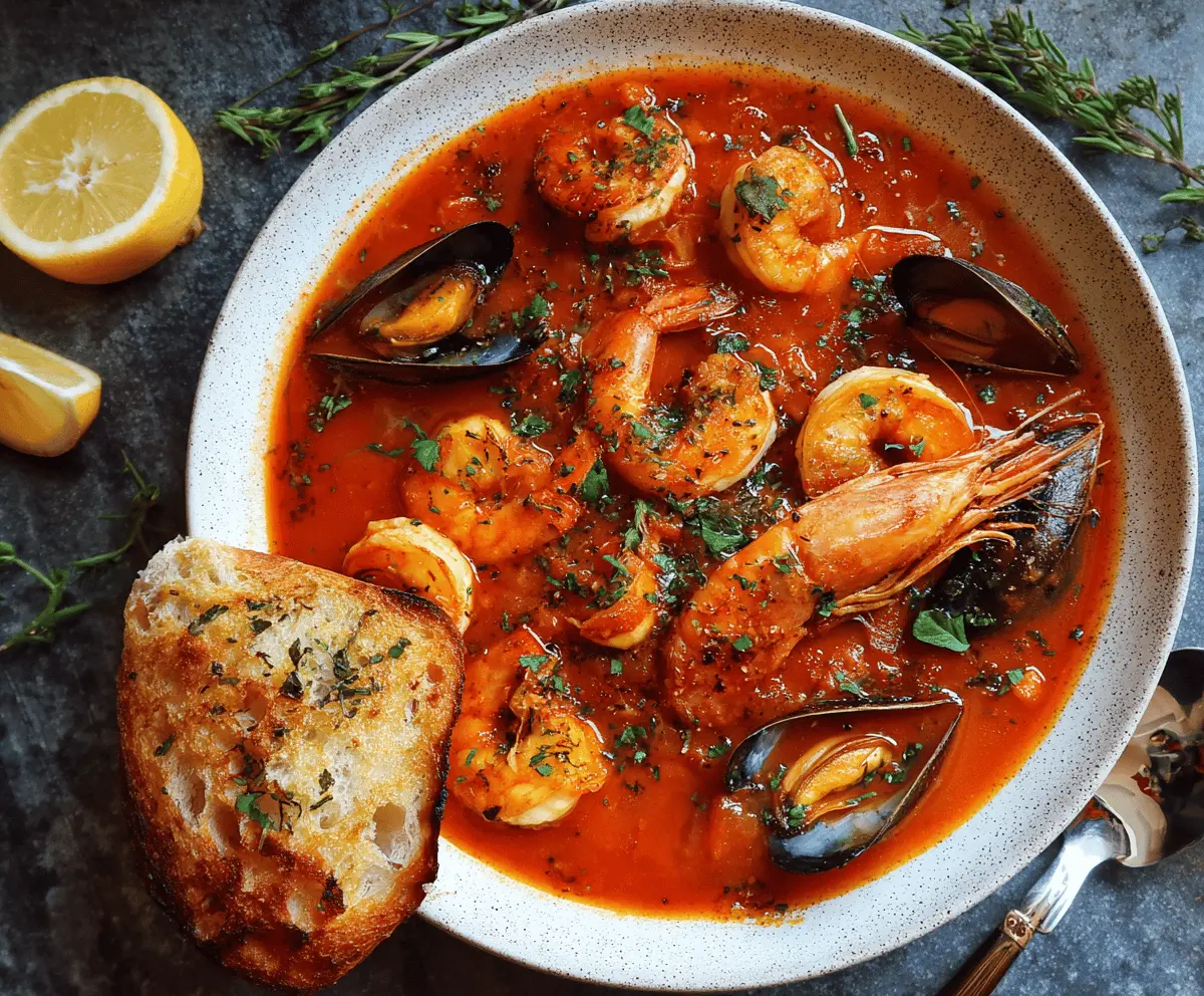 Seafood Tomato Stew