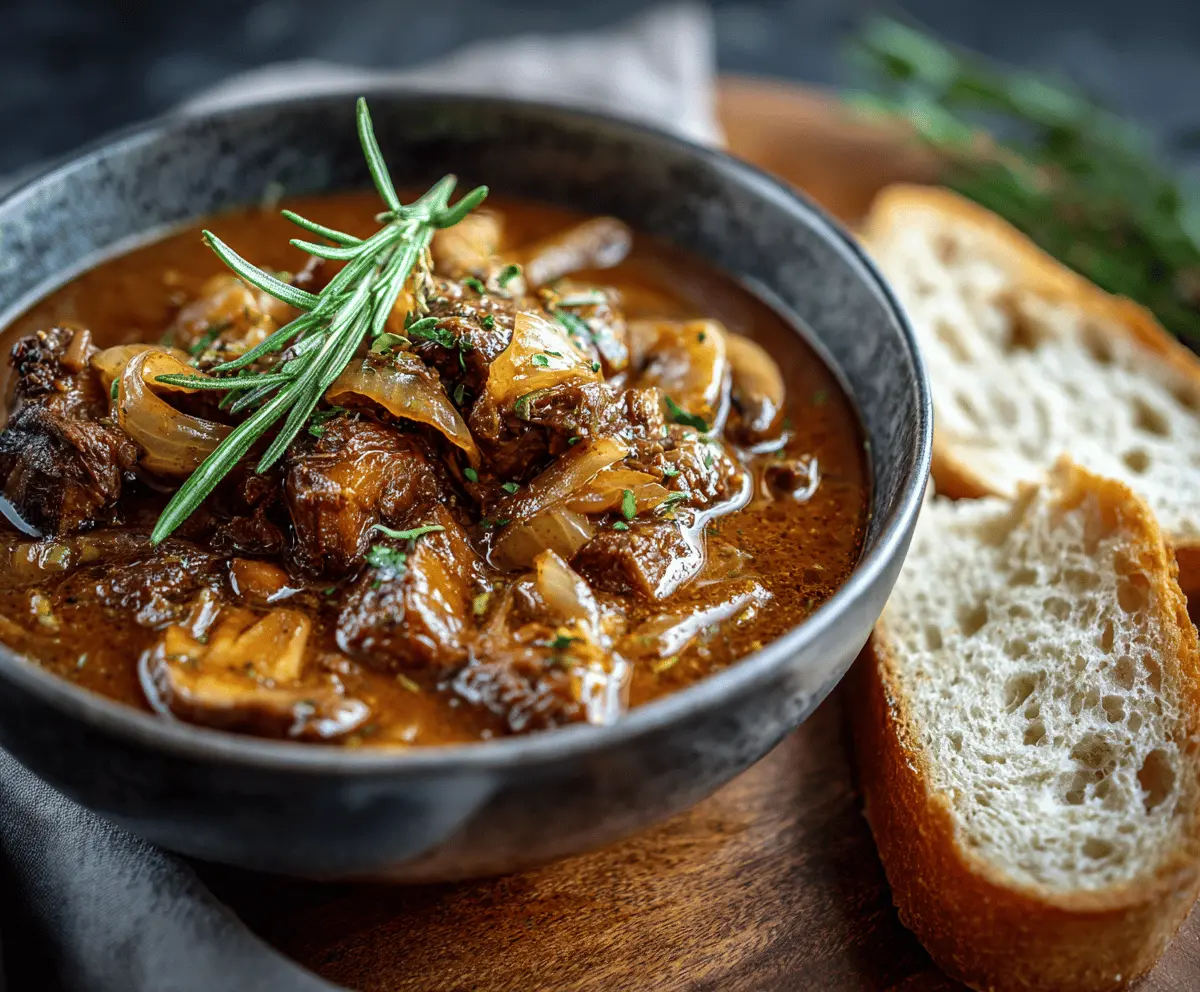 Mushroom Onion Stew