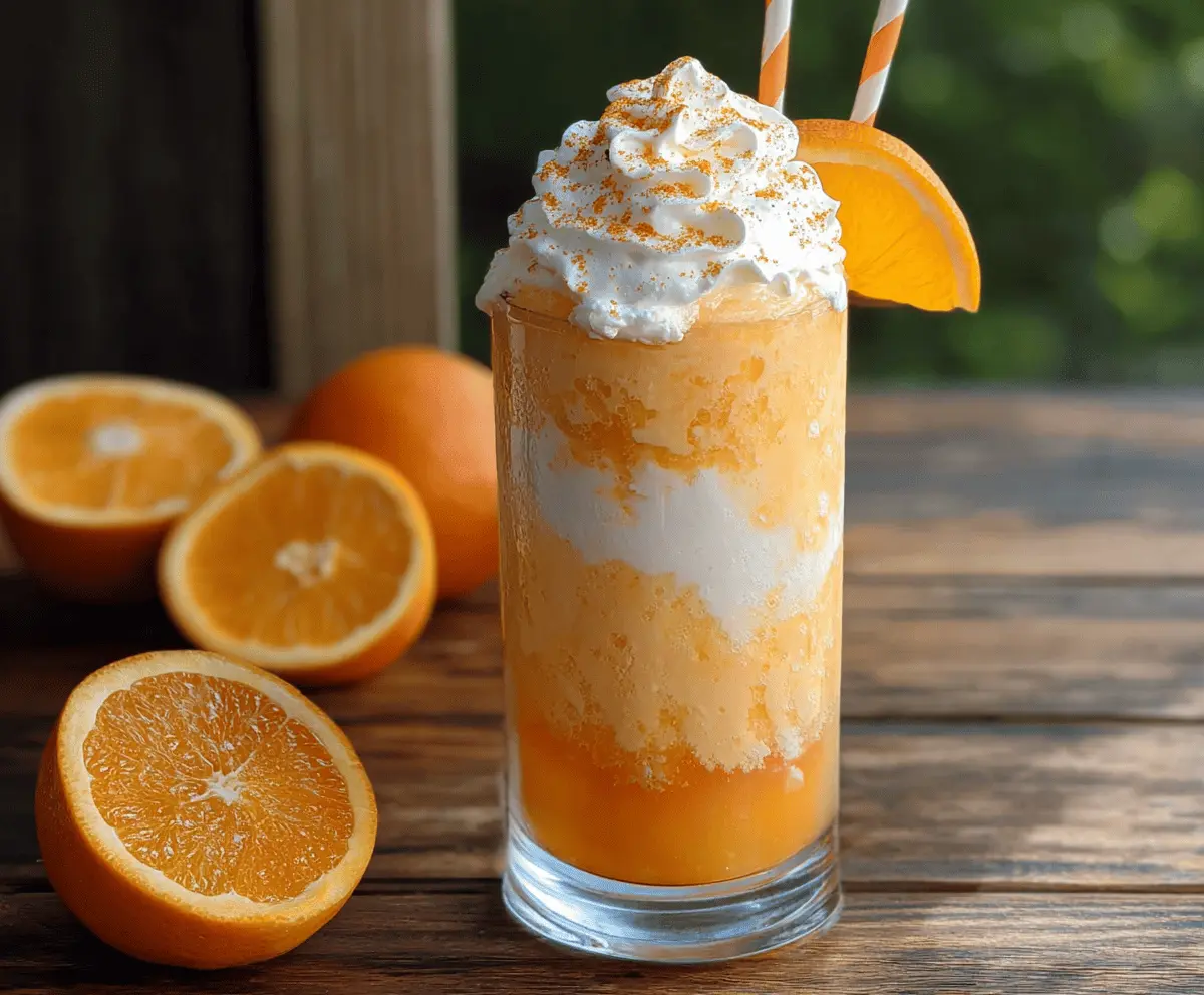Creamsicle Float Recipe with a Twist