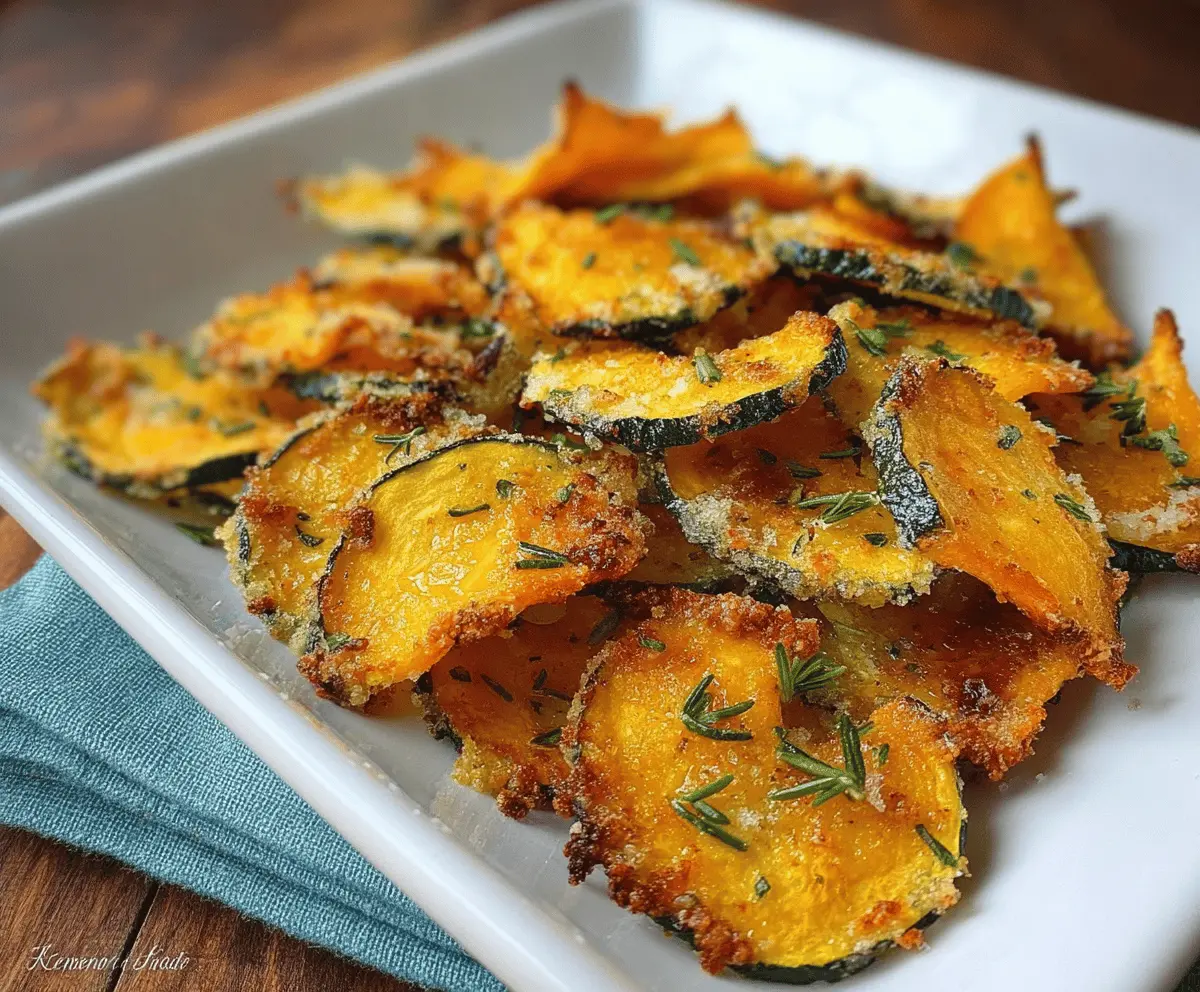 Crispy Baked Zucchini Chips Recipe