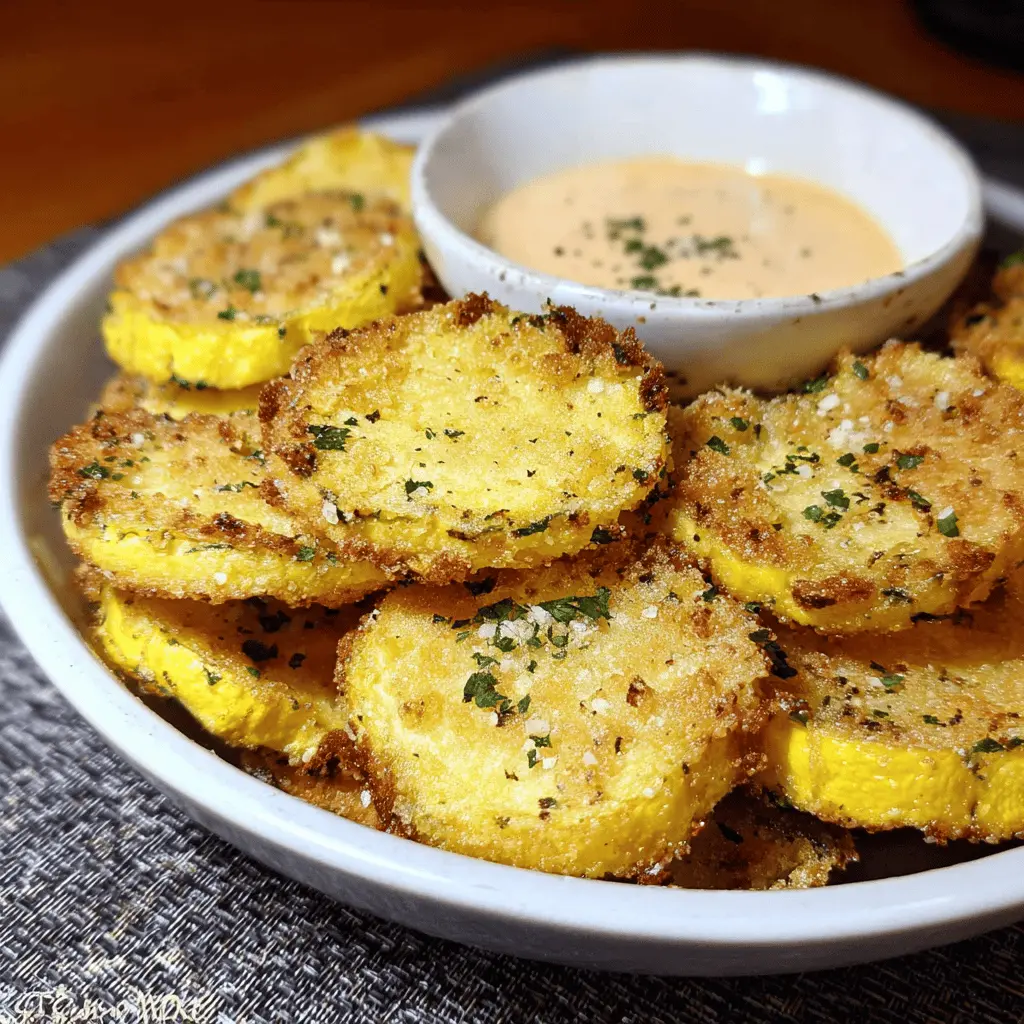 Crispy Air Fryer Yellow Squash Recipe