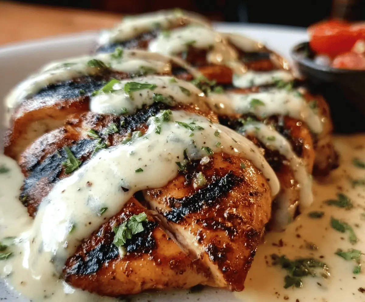 Cajun Grilled Chicken with Tangy Alabama White Sauce