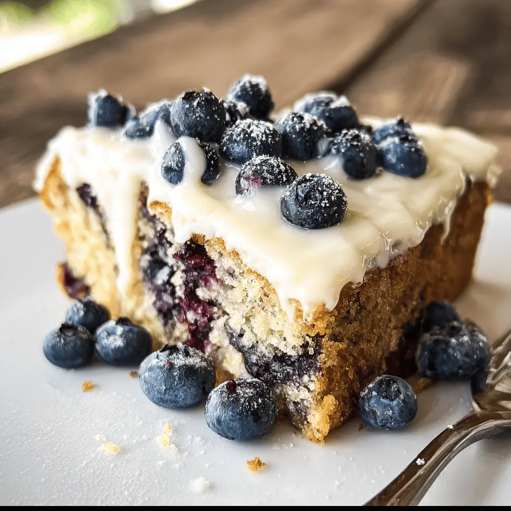 Moist Blueberry Zucchini Cake Recipe