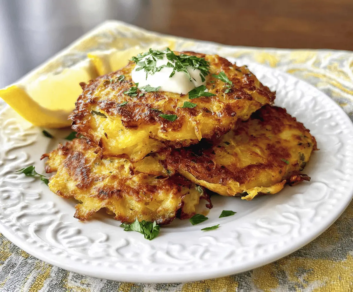 Crispy Parmesan Yellow Squash Fritters Recipe