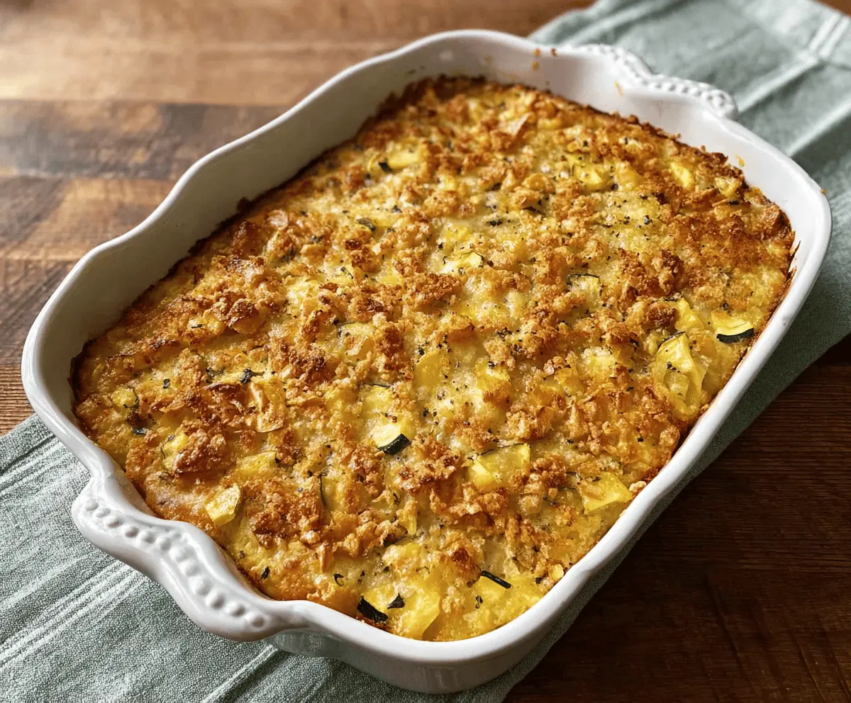Easy Southern Squash Casserole Recipe for Comfort Food Fans