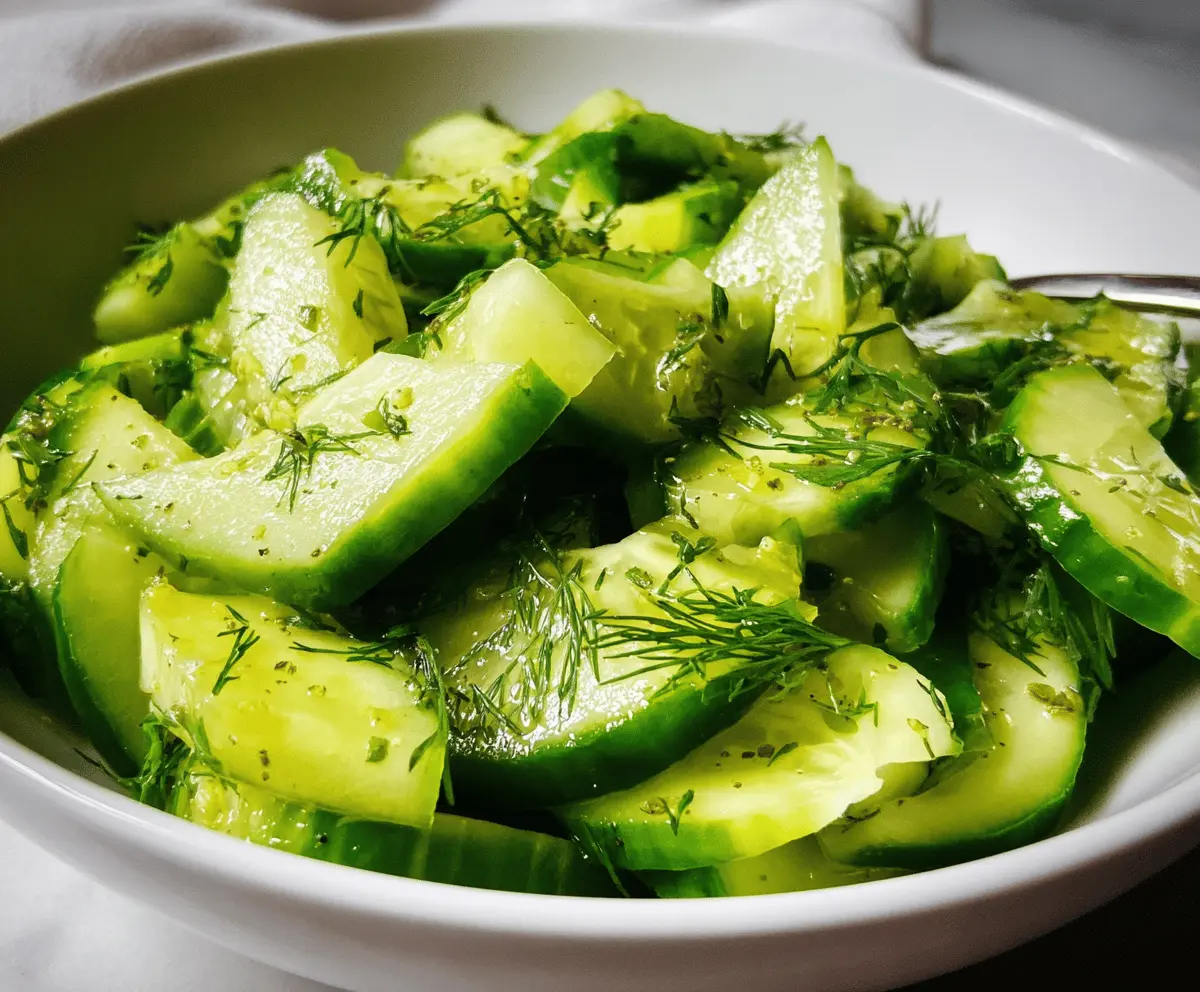 Easy Garlic Dill Pickle Cucumbers Recipe
