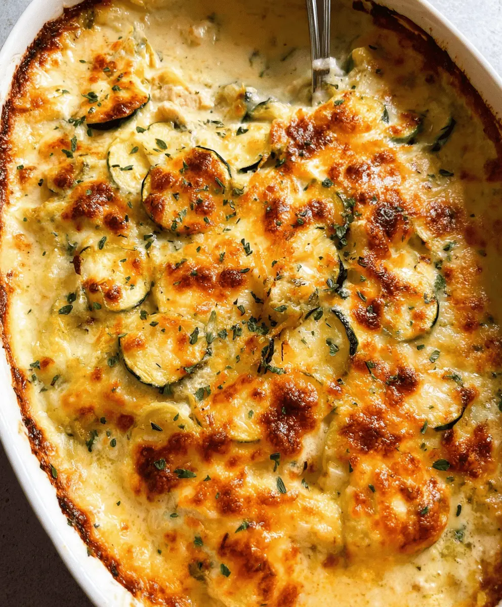 Easy Chicken Zucchini Casserole Recipe