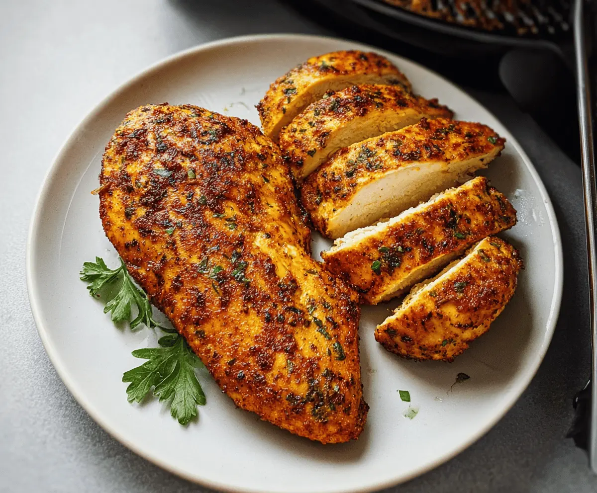 Juicy Air Fryer Chicken Breasts Recipe