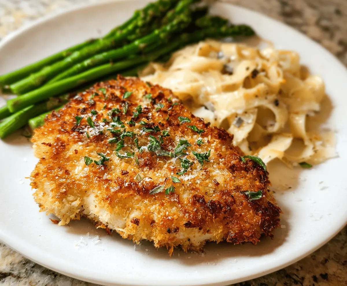Crispy Parmesan Crusted Chicken Recipe
