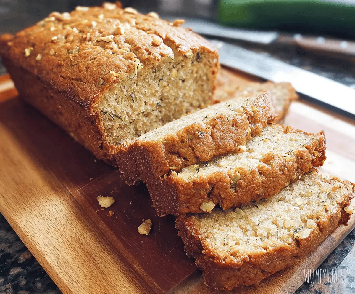 Easy Almond Flour Zucchini Bread Recipe