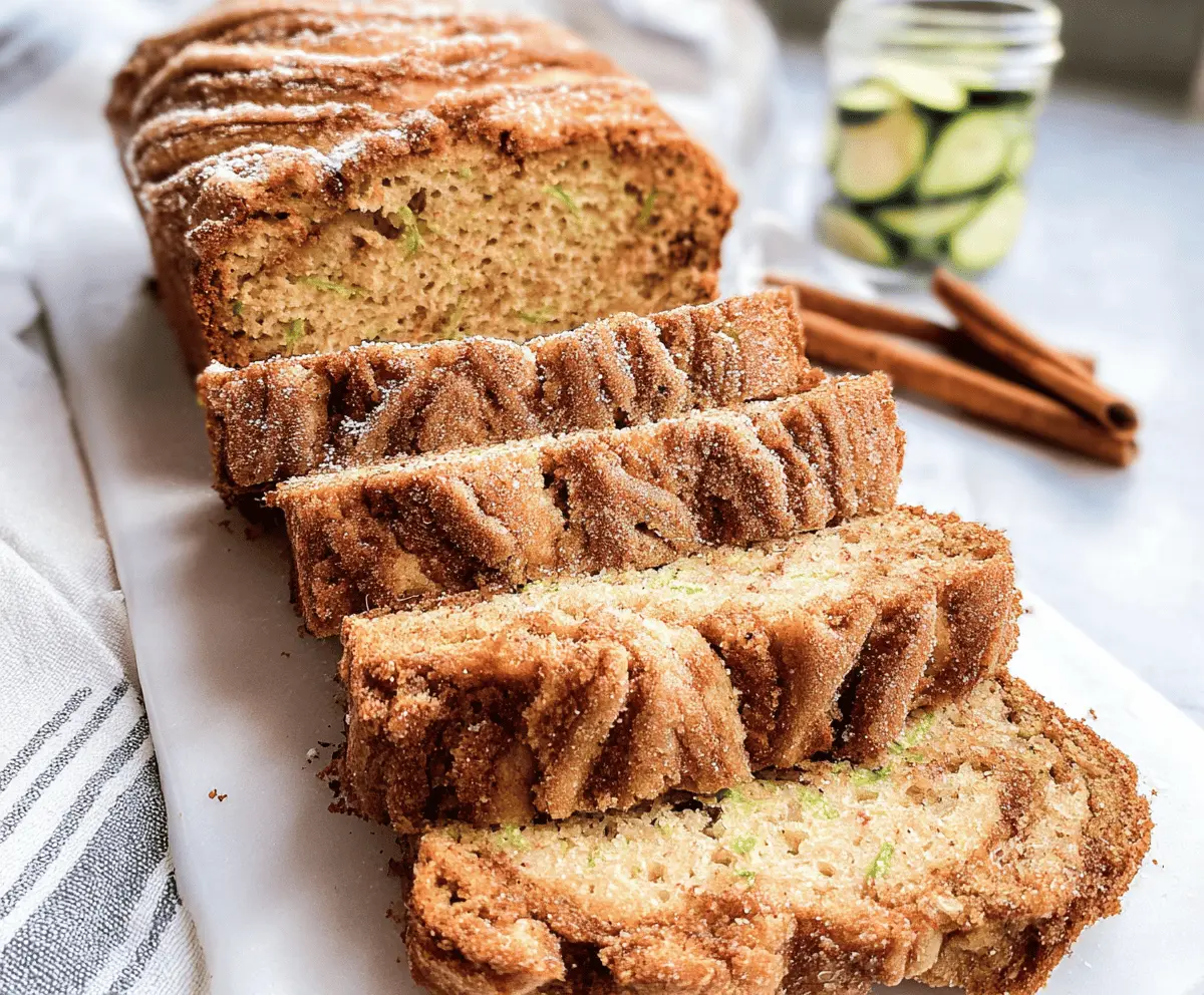Best Cinnamon Swirl Zucchini Bread Recipe