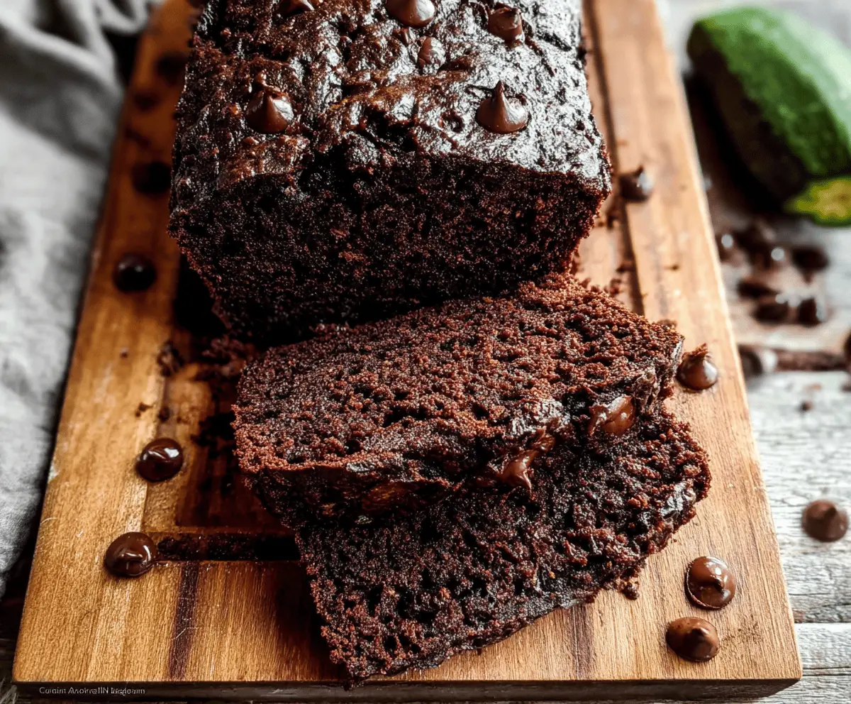Healthy Chocolate Zucchini Bread Recipe