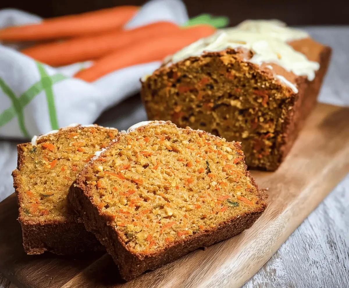 Easy Moist Carrot Bread Recipe