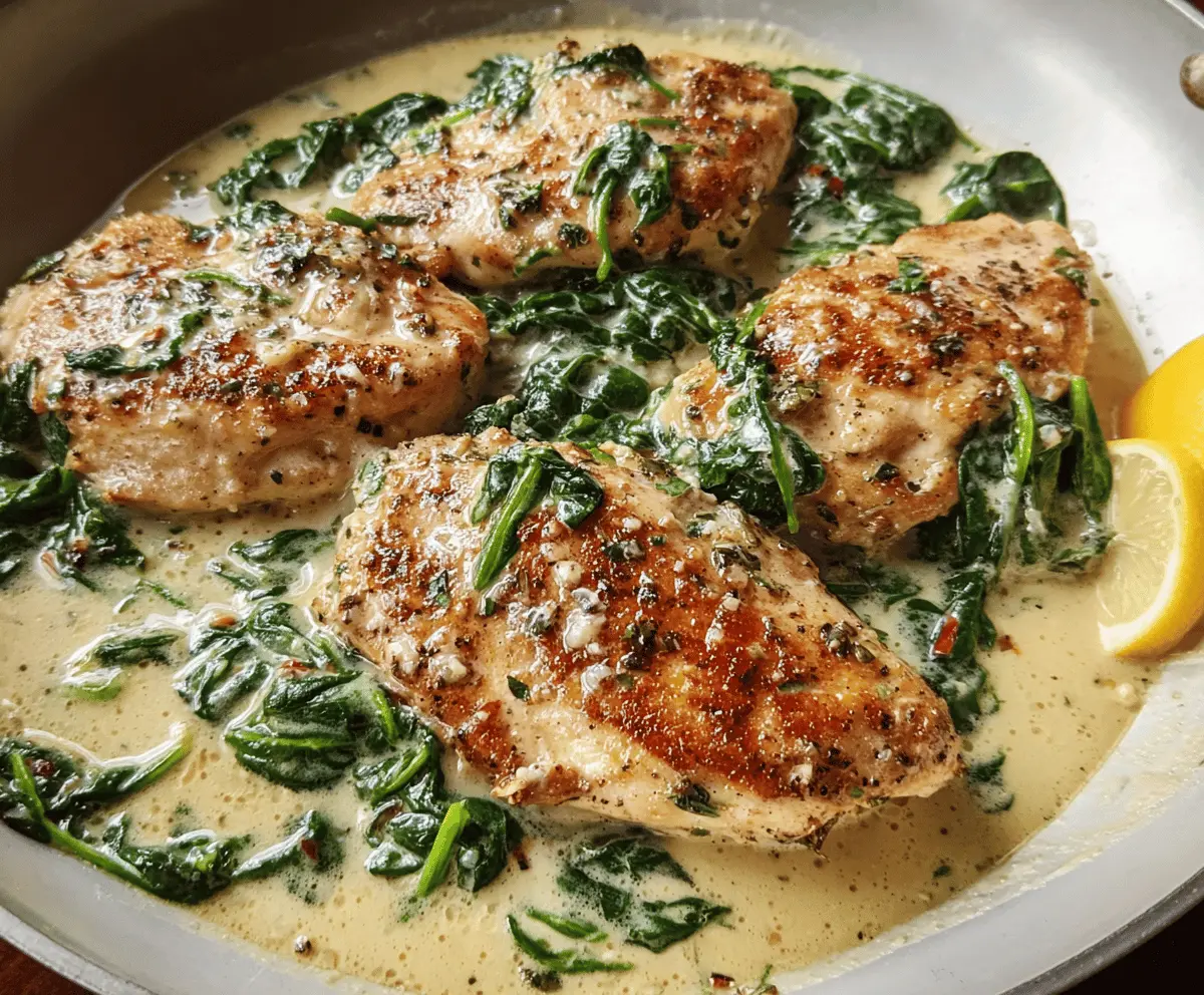 Creamy Chicken Florentine Recipe for Dinner