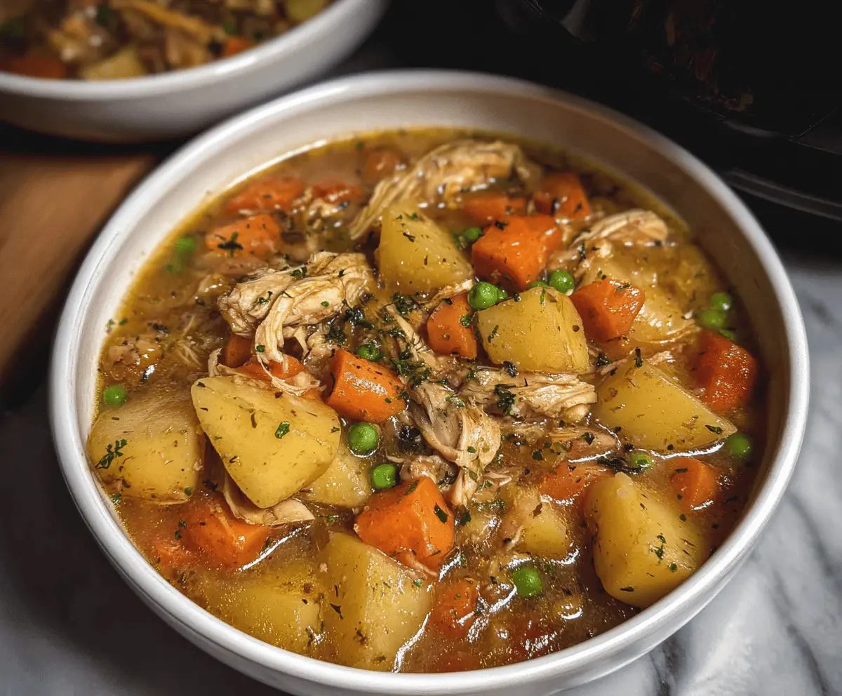 Easy Slow Cooker Chicken Stew Recipe for Cozy Meals