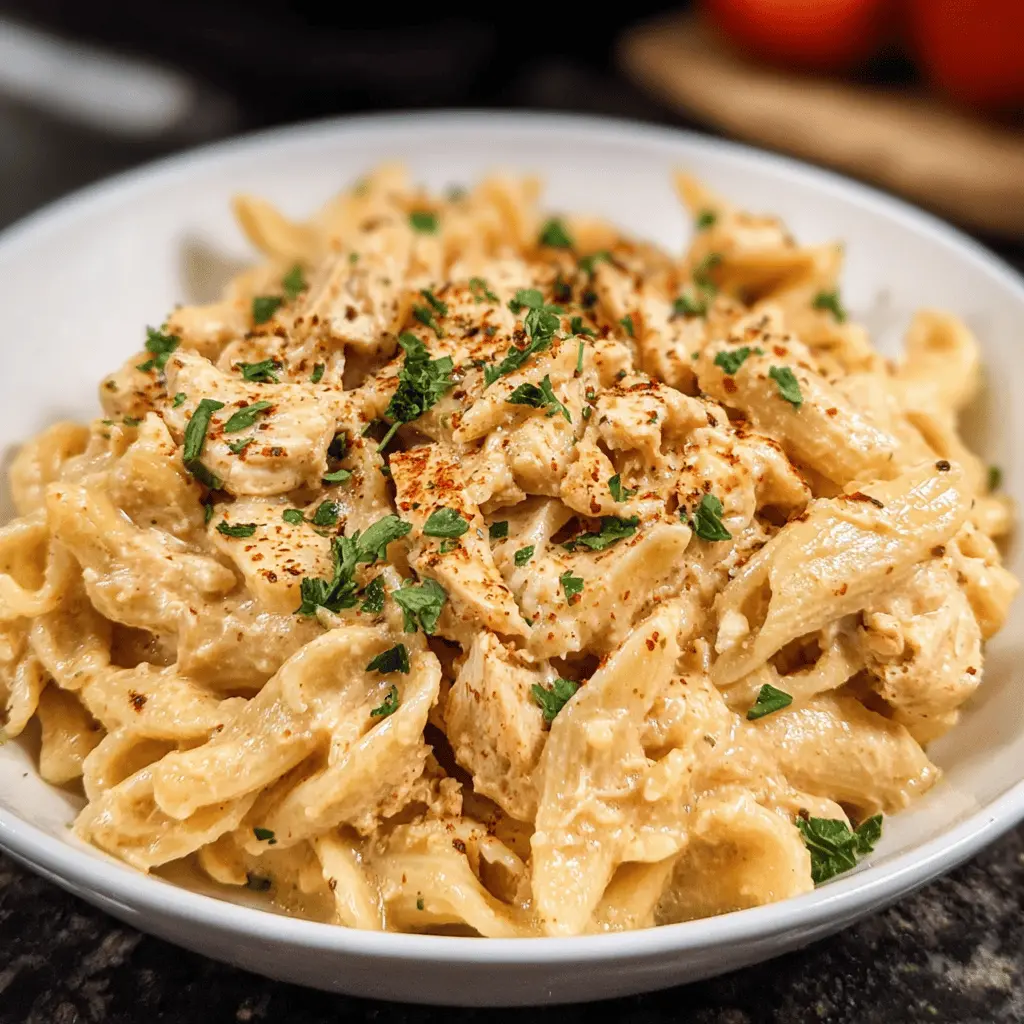 Easy Crock Pot Cajun Chicken Pasta Recipe
