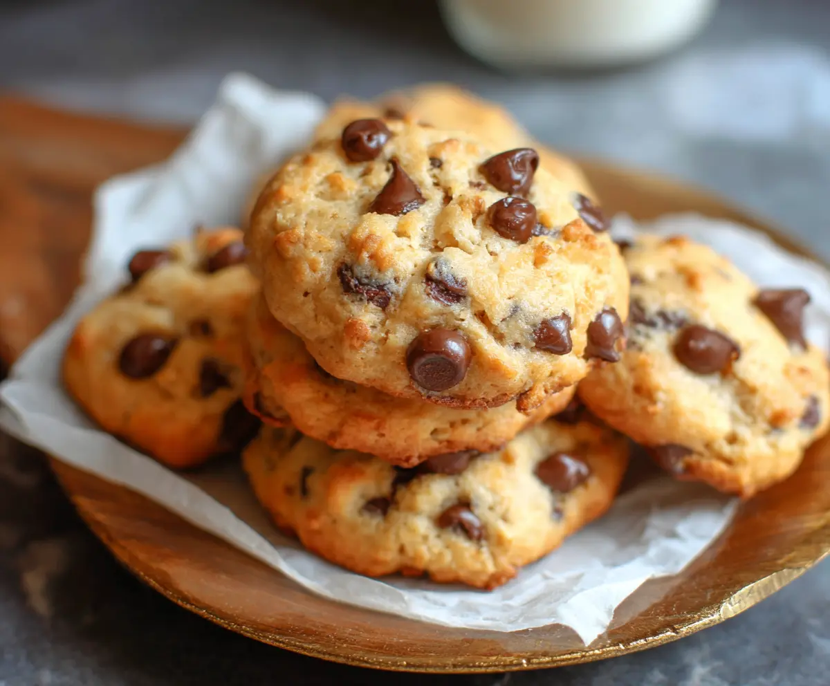 Healthy Greek Yogurt Protein Cookies on a plate with nuts and berries for a nutritious snack